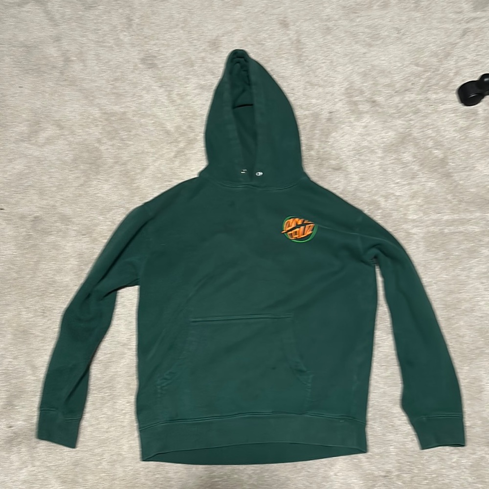 Santa cruise medium green sweatshirt